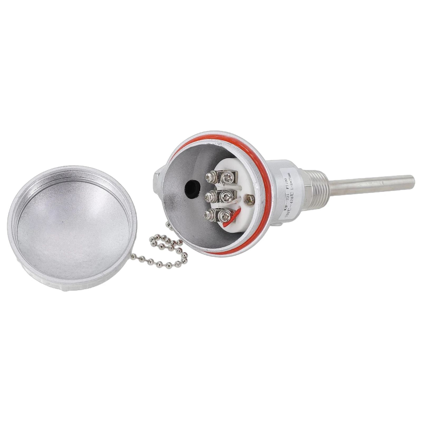 RTD PT100 Sensor Probe Measuring Accessories Silver Anti-corrosion Electrical Equipment Stainless Steel Practical