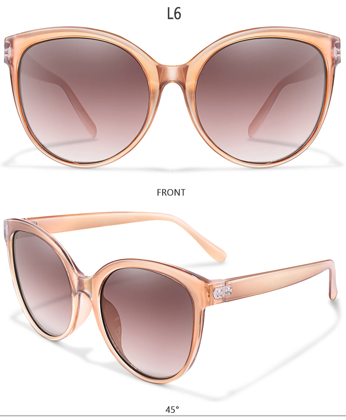 Trendige Sonnenbrillen für Damen, modische, elegante ovale Sonnenbrillen für den täglichen Outfit, Party, Shopping, Reisen, Strandurlaub, Selfie – Detail 12