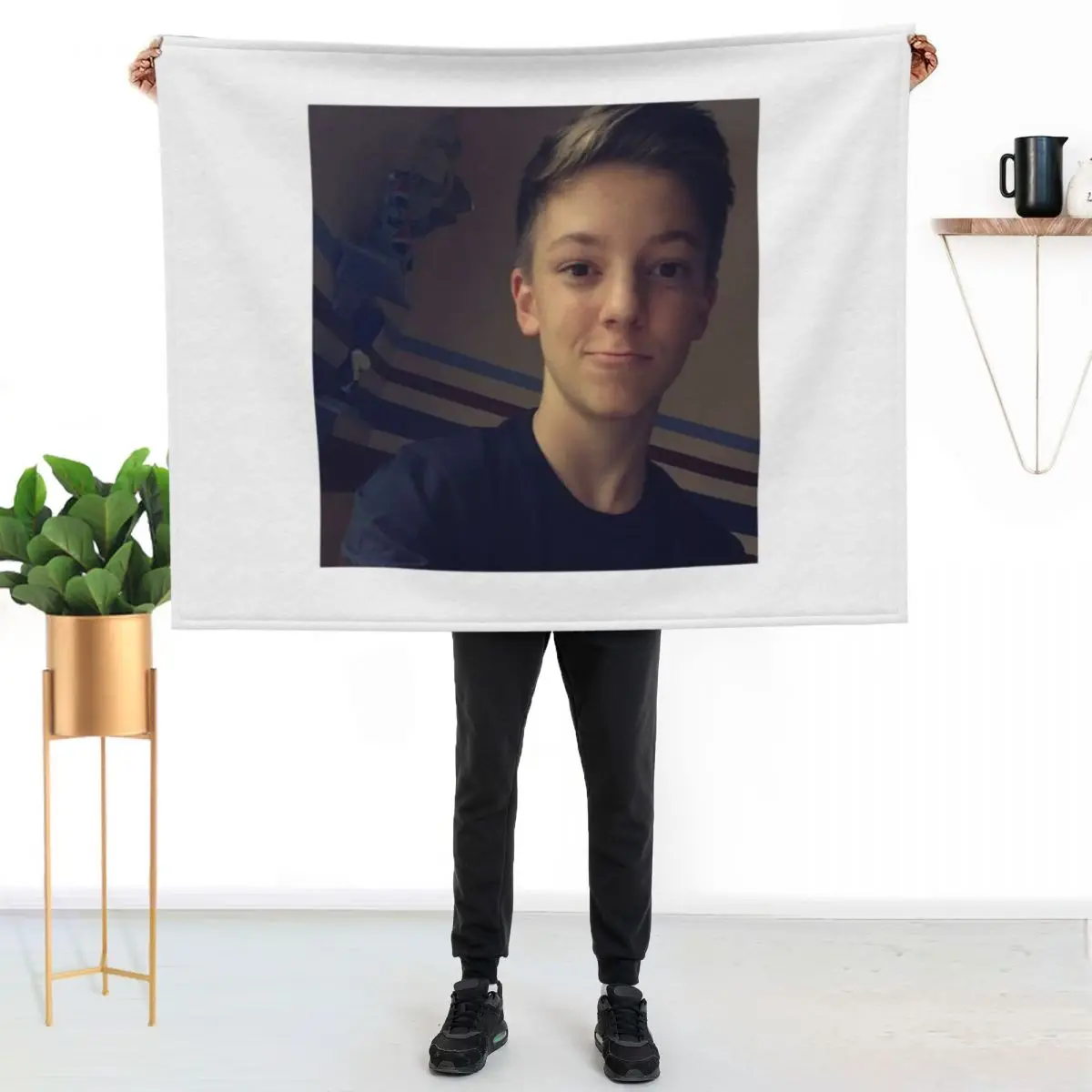 

weston title photo Throw Blanket Soft Plush Blanket as Housewarming Gift