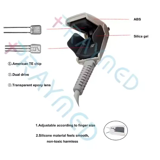 934-10DN Criticare CSI Spo2 الاستشعار PSA0044-L
