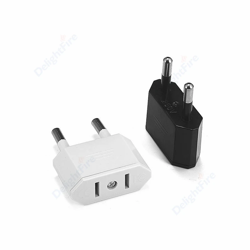 US To EU Plug Adapter American China To Euro Europe European Travel Power Adapter 2 Round Plug Electrical Socket Converter CE