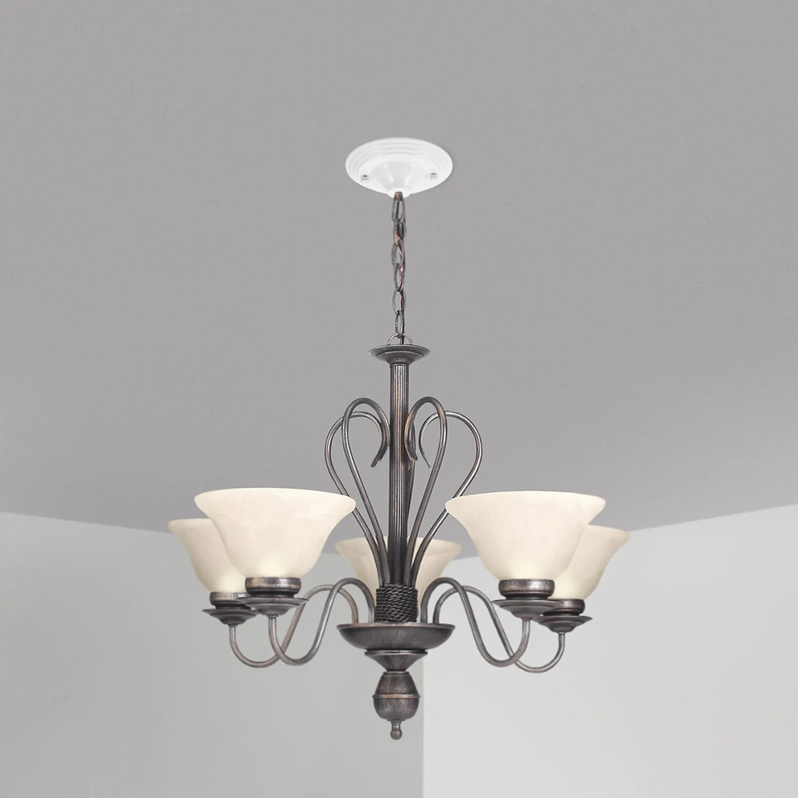 

Классическая винтажная декоративная накладка на потолочный светильник из железа, простая установка для дома, офиса, коммерческих помещений, светильников и световых приборов.