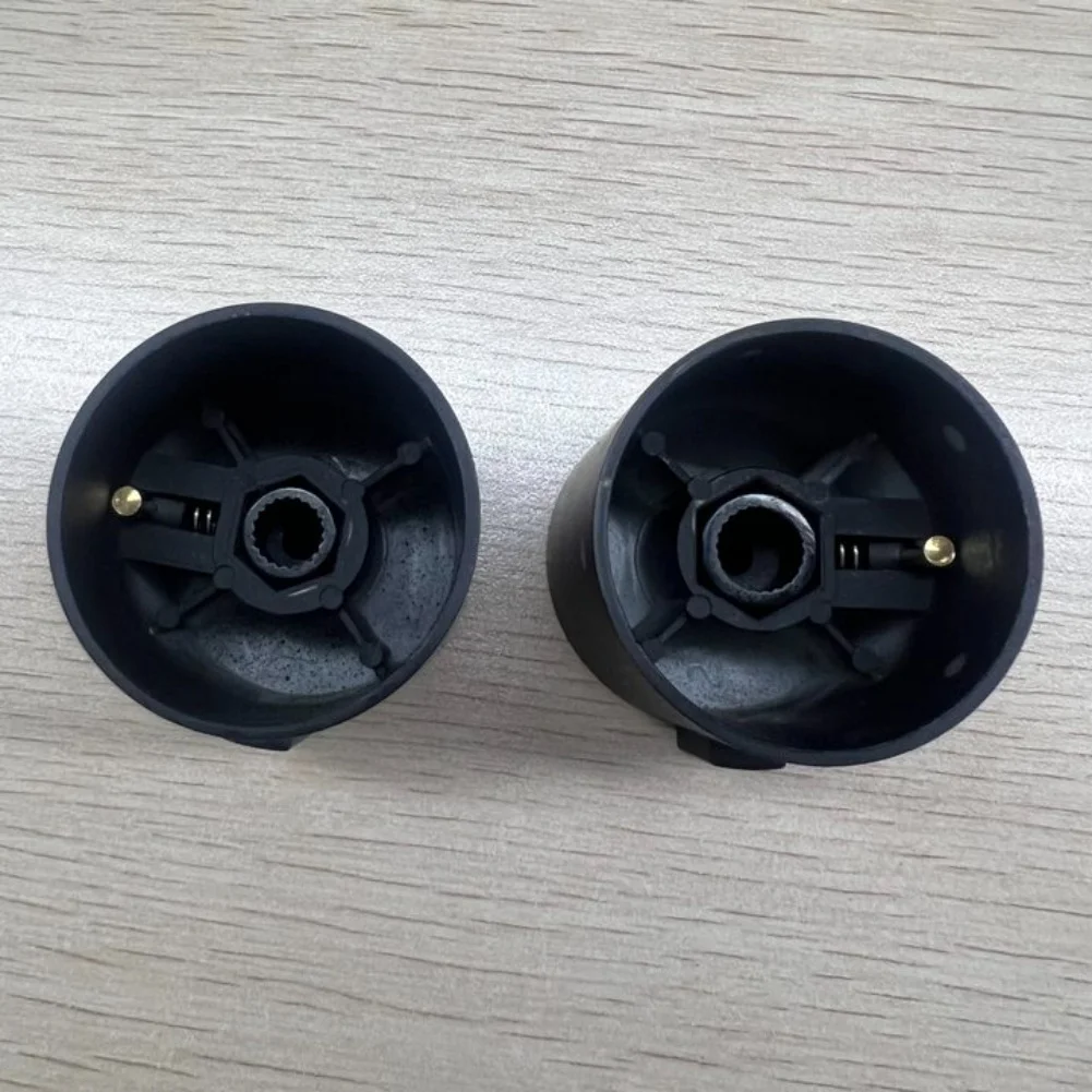 1 Pair Thermostatic Shower Handle Knobs with Temperature Scale for Water Adjustment Includes Retaining Ring and Screws