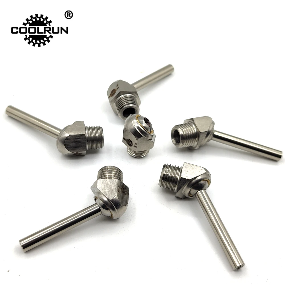 CoolRun Stainless Steel SS304 CNC Lathe Tool Tower Spray Water Cooling Adjustable High Pressure Coolant Nozzle