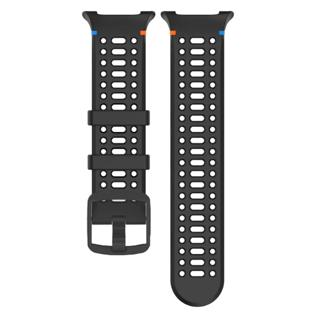 Fashion Slide Buckle Multi-Hole Silicone Repl Strap For Samsung Galaxy Watch 9 8 40mm 44mm 8 Classic 46mm Lightweight Comfort