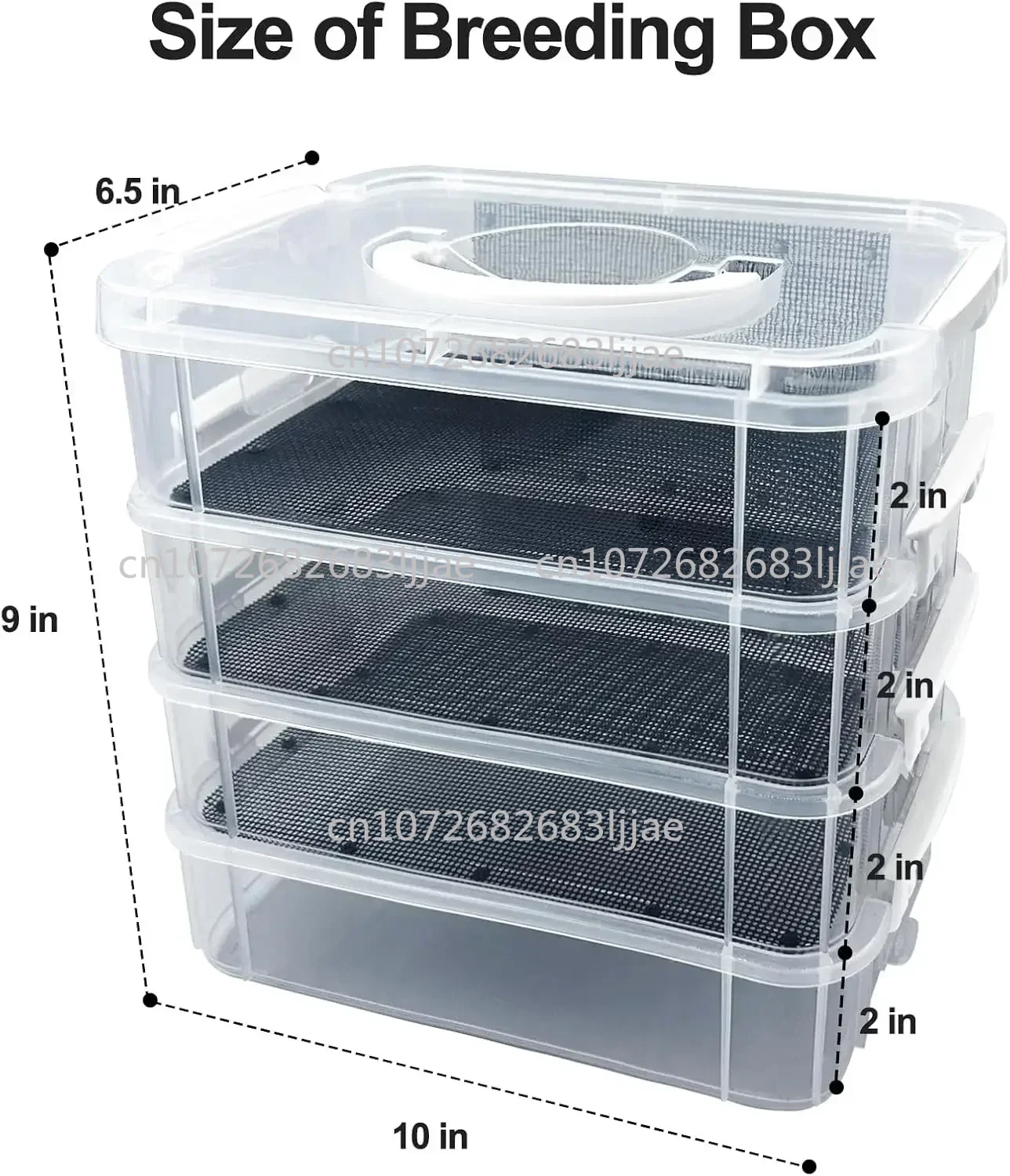 

Набор для разведения мучных червей, четырехслойная ферма мучных червей большой емкости для порода, живые мусорные черви для бородатого дракона и рептилий