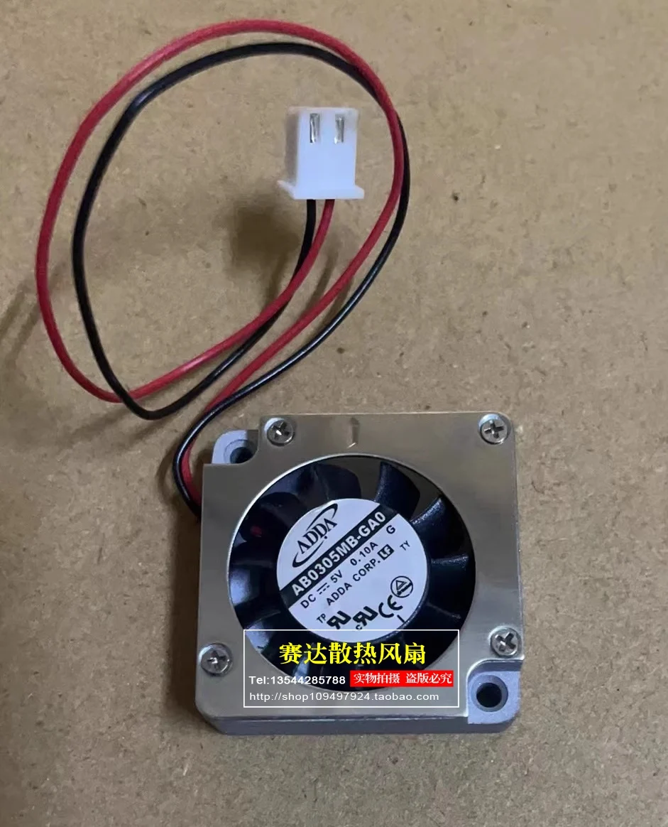 

ADDA AB0305MB-GA0 3010 5 В 0,10 А Вентилятор охлаждения турбонаддувки с двойным шарикоподшипником 30*30*10 мм