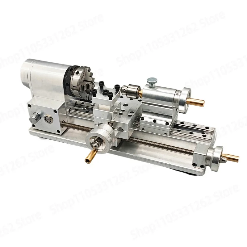 DIY Mini Lathe Machine Small Desktop Lathe for Scientific Experiment Engineering Model Making