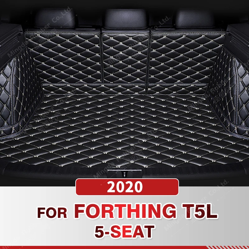 

Auto Full Coverage Trunk Mat For Dongfeng Forthing T5L 5-Seat 2020 Car Boot Cover Pad Cargo Liner Interior Protector Accessories