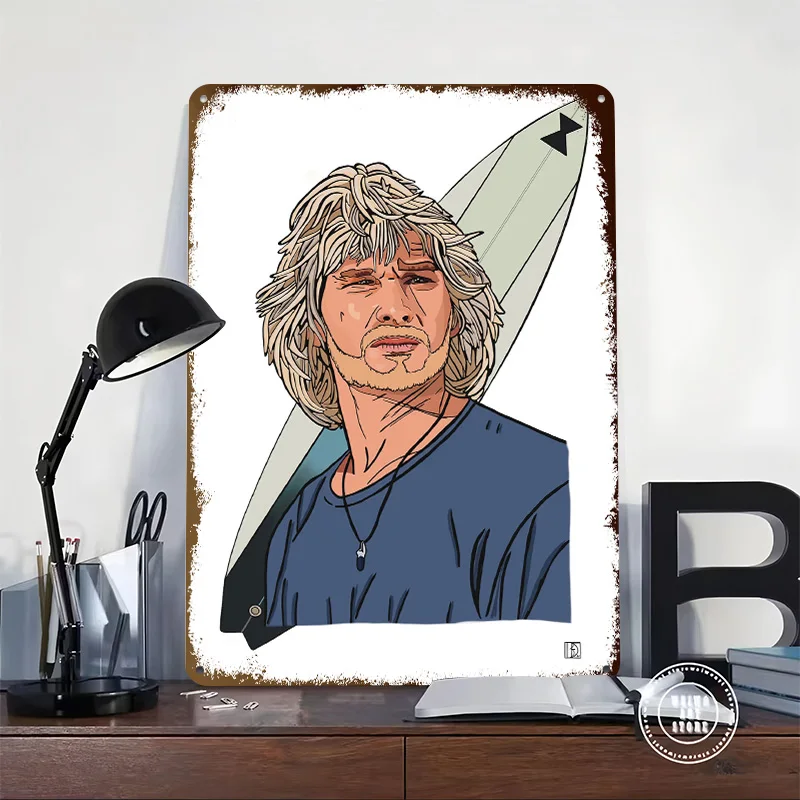 Bodhi Point Break Poster Customized Vintage Metal Signs Wall Art Retro Tin Plaque for Modern Home Decoration Ornaments House