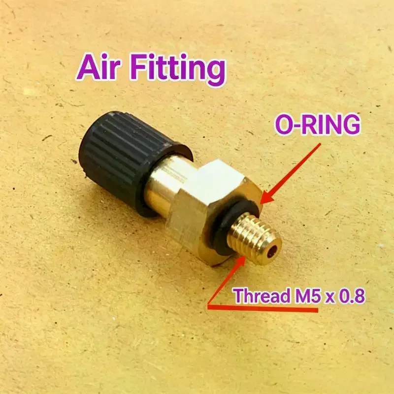 Air Valve For Hitachi Water Pump Nitrogen Tanks M5x0.8 Thread Compatible With Water Pressure Tanks Water Tank Inflation Valve