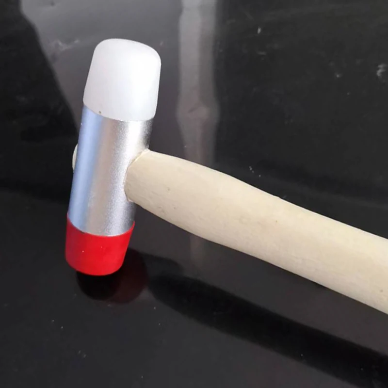 PDR King Tools Wooden Handle Nylon Hammer With Soft Tips For Car Dent Repair Tools Pdr King Kit