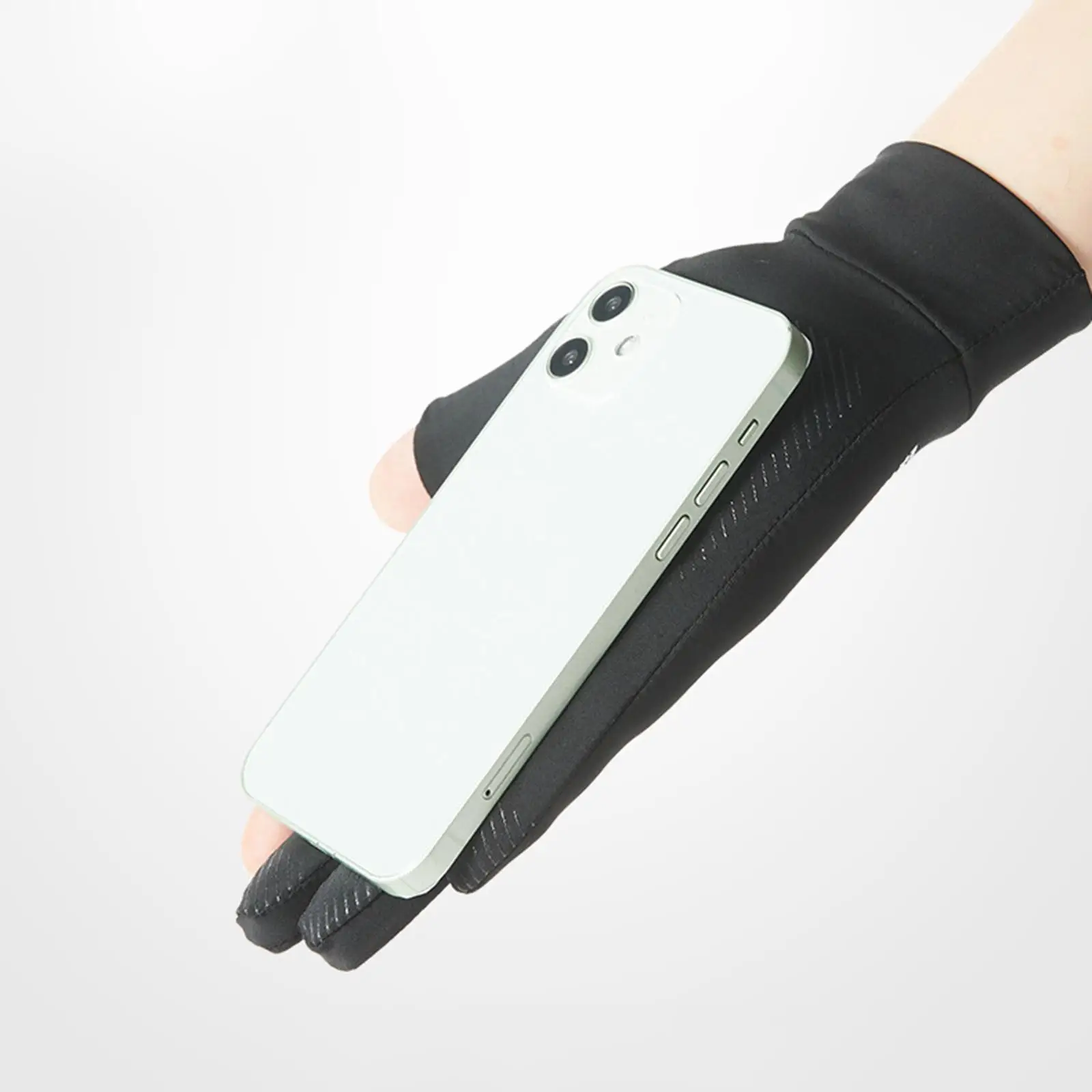 Lightweight Ice Silk Summer Gloves Anti-slip Fingerless Bike Gloves for Men and Women Mountain Sports