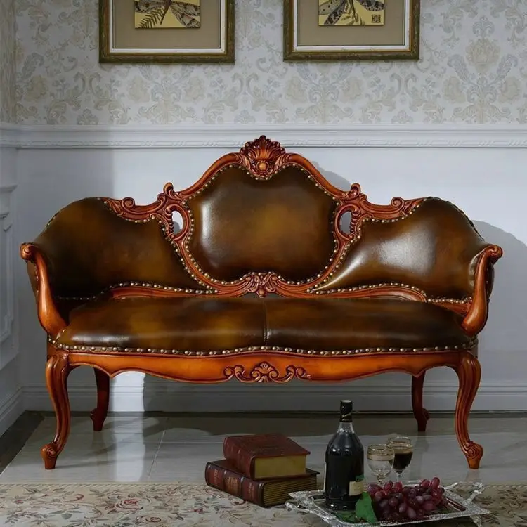 wood American concubine chair lover chair high-end custom sofa complete home matching American sofa minimalist