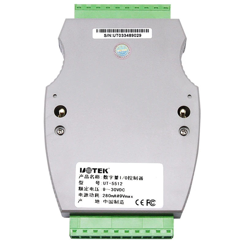 New UOTEK 8 Channel Digital I/O Controller RS-485 Opto-electronic Isolation Input Relay Output IO Adapter UT-5512