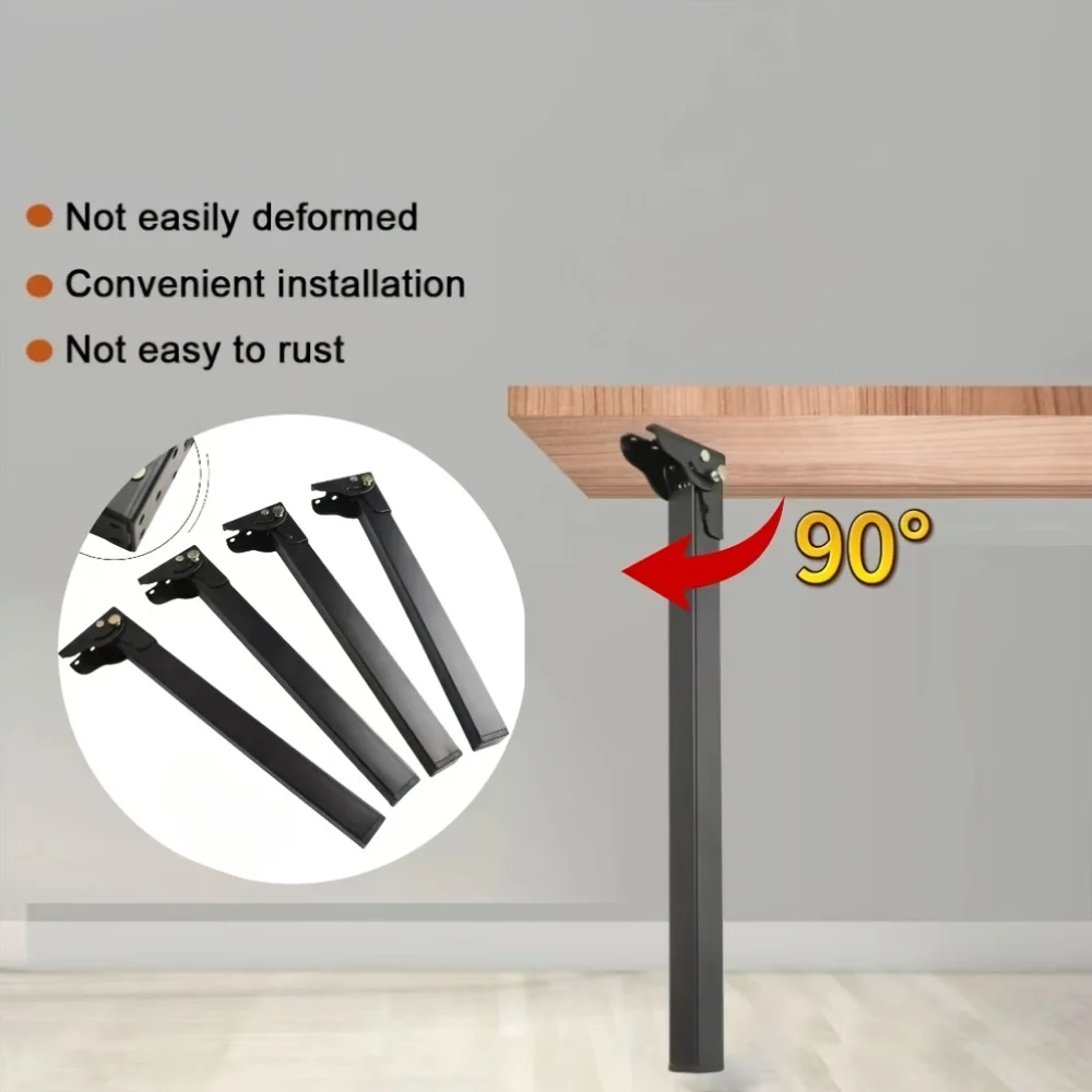 أرجل طاولة قابلة للطي مقاس 45 سم/70 سم هي أرجل قابلة للطي موفرة للمساحة مناسبة للتخييم RV وأرجل دعم أثاث سرير الطاولة