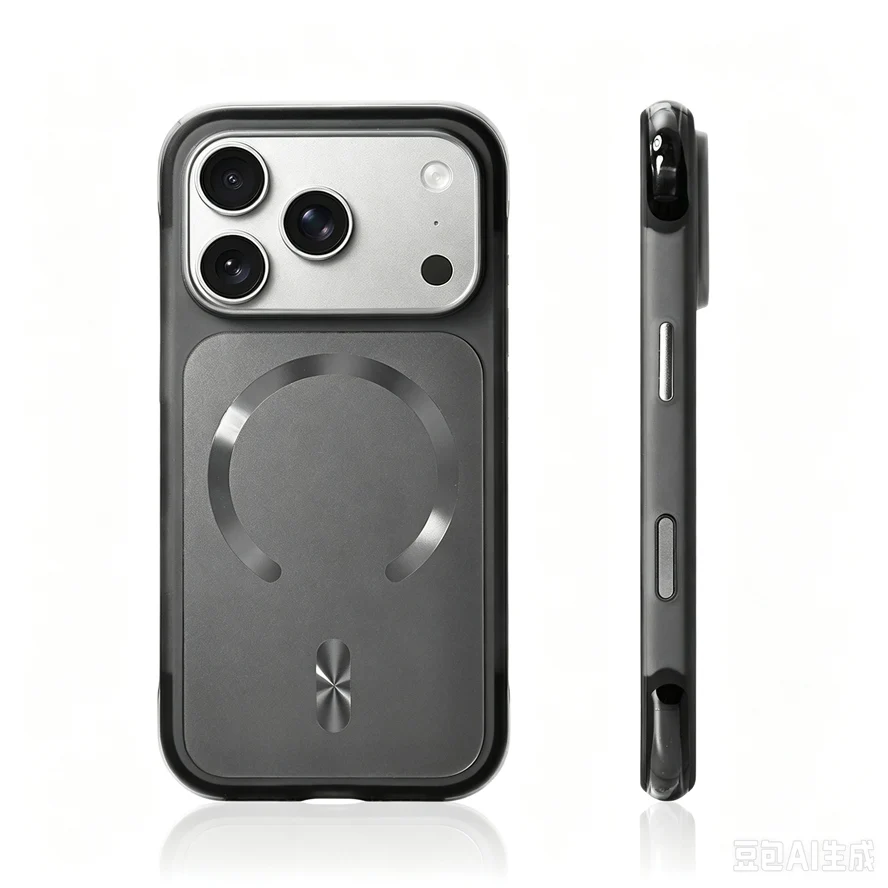 For Magsafe Original Airbag Matte Shockproof Magnetic Case For iPhone 17Pro 18Pro 17Pro Max Touch Control Camera Button Cover