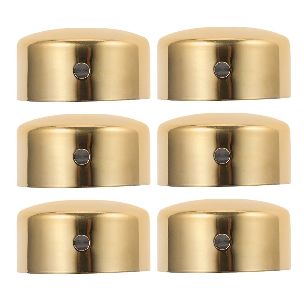 

6 шт. круглых заглушек из нержавеющей стали 45 мм для поручней, лестничных перил, ограждений, труб, герметизации, защиты от пыли, надежной фиксации