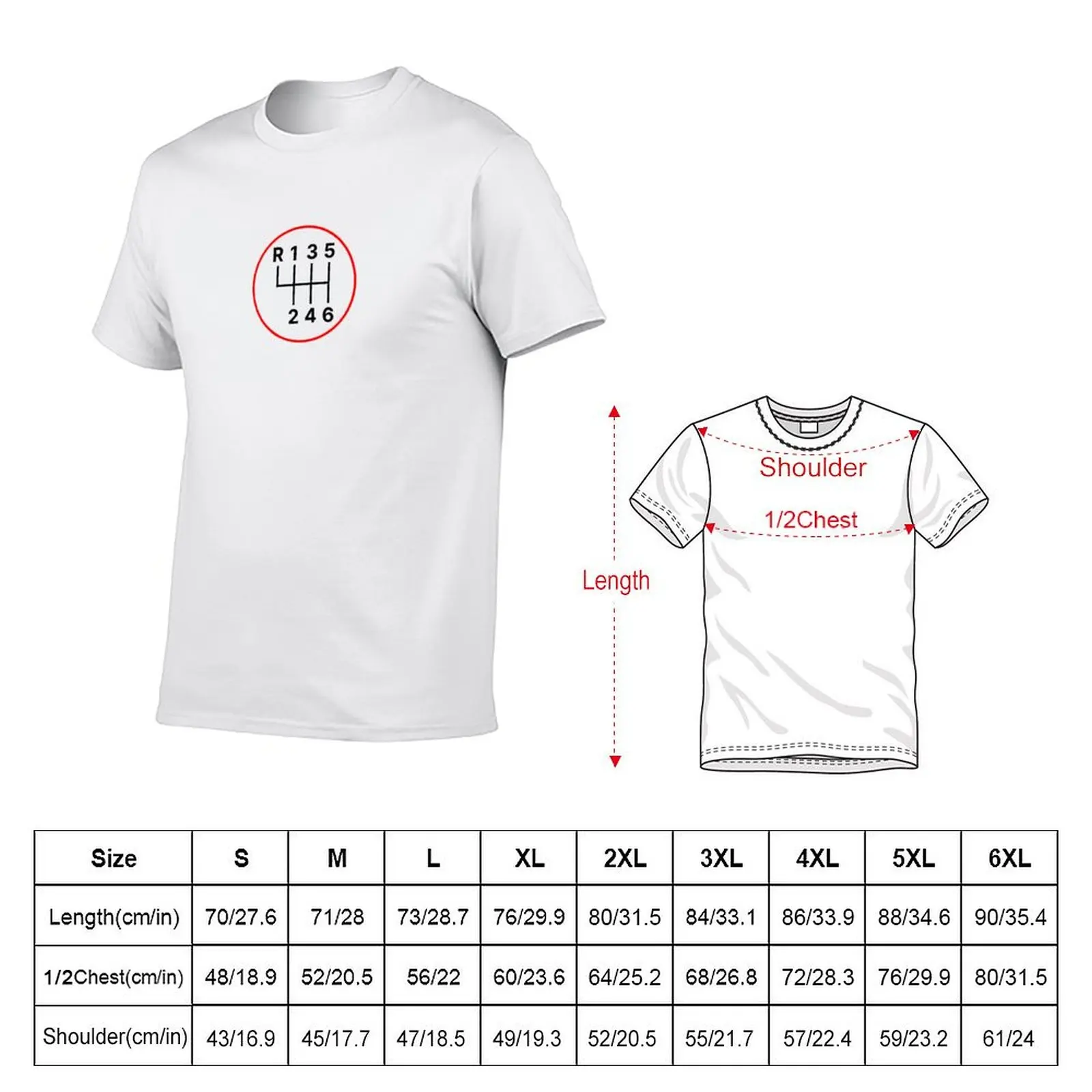 SAVE THE MANUAL | Reverse + 6 speed T-Shirt UV Protection Outdoor Tee Shirt