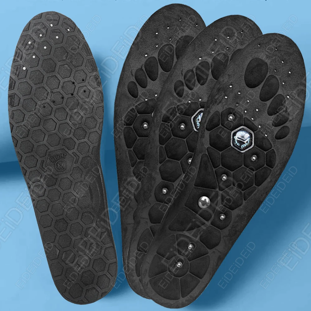 Magnetic Massage Insoles Acupressure Inserts Arch Support Orthopedic Acupressures Shoes Pads Relieve Tired for Men Women Unisex