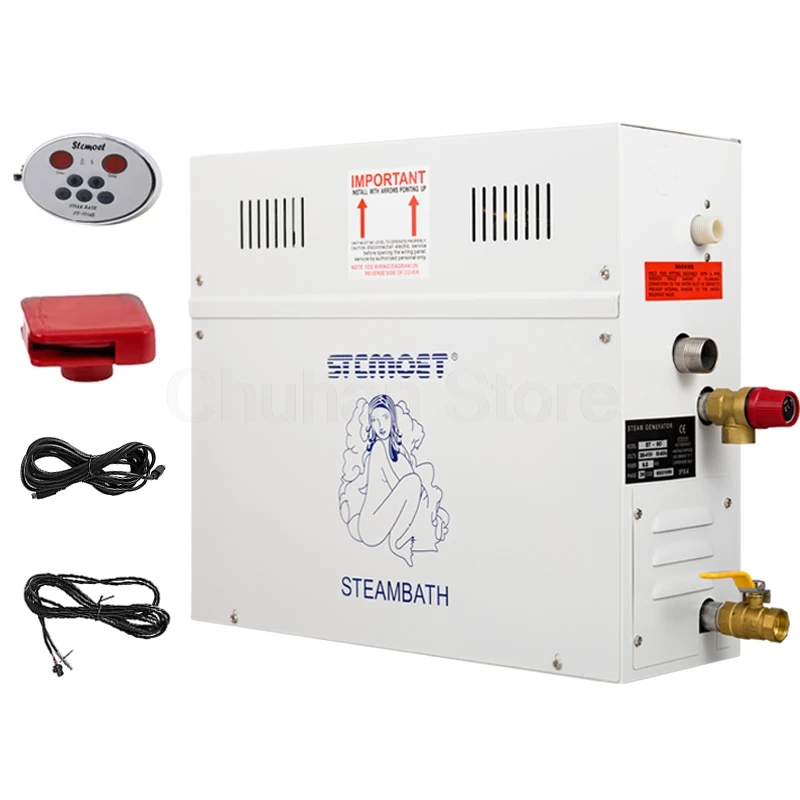 ST45 4.5KW Steam Generator for Shower Home Steam Machine Sauna Equipment Sauna Bath SPA Steam Shower with Digital Controller