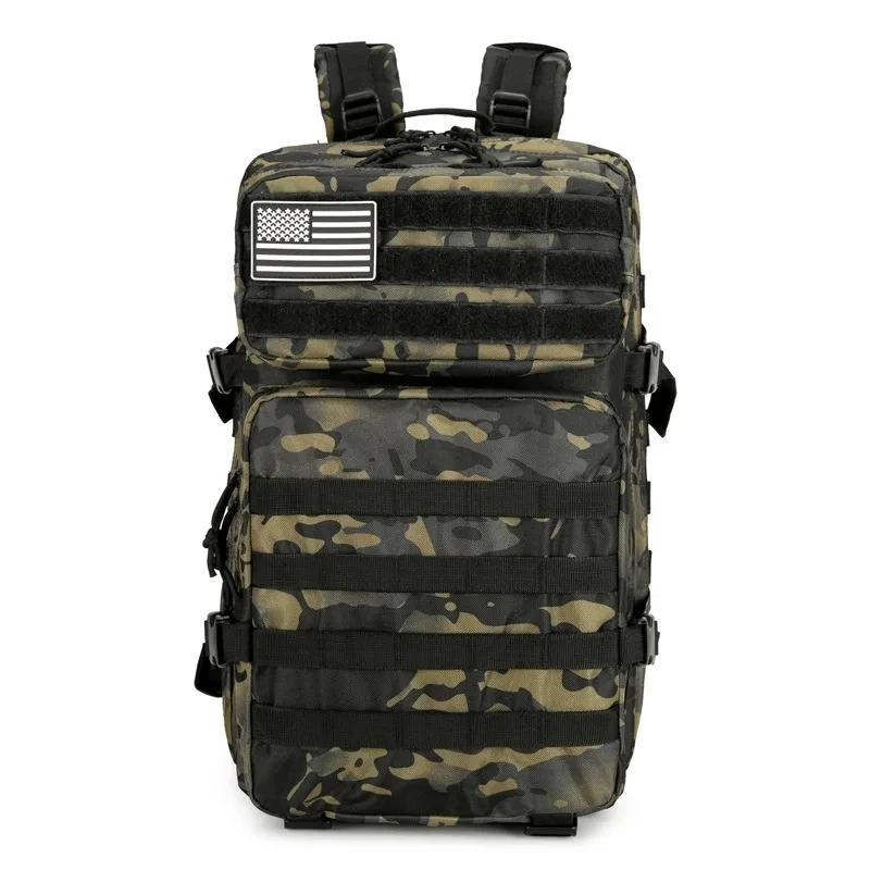 Outdoor Camouflage Mountaineering Bag Sport Travel Backpack For Men Women 45L Backpack Hiking Bag Camping Equipment