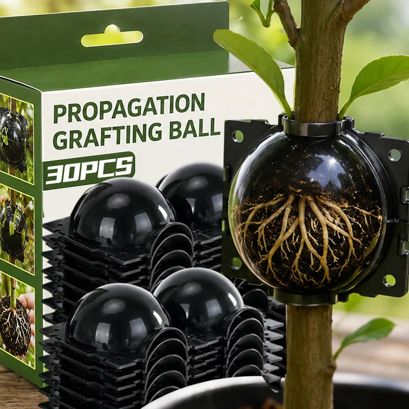 Plant Rooting Ball High Pressure Propagation Root Grafting Rooting Box Breeding Case Plant Root Growing Box Garden Plant Supply