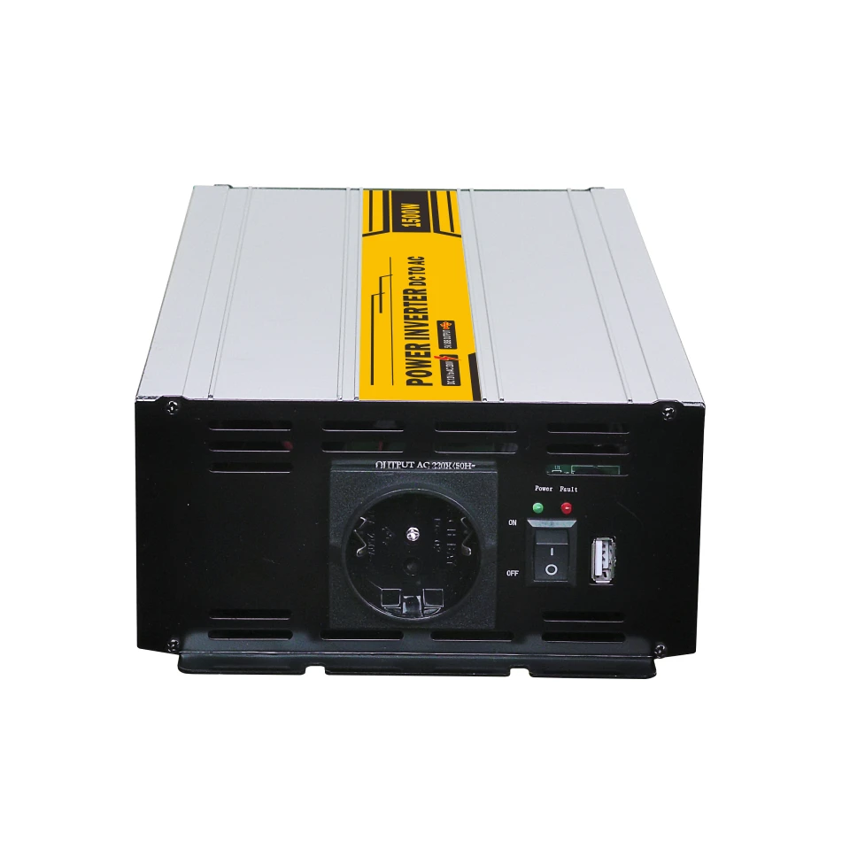 1500w DC12V 24V 48V to Ac110v 220v Modified Sine Wave Power Solar Inverter with Charger for air conditioner