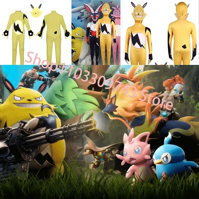 

New game character Incineram cosplay clothing, palu electric bear cosplay clothing, cute and fun fantasy beasts