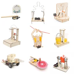 DIY Handmade Small Production Vehicle Technology Physical Model Science Toy Experiment Educational Toy Project for School Kid