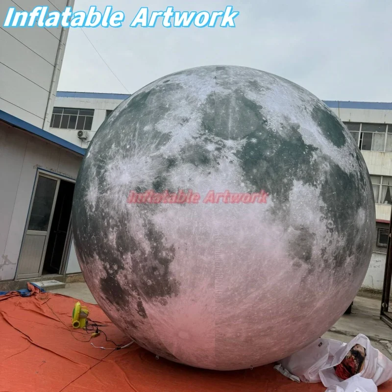 Customized Outdoor Indoor Giant Inflatable Moon Ball for Corporate Party Display Toys