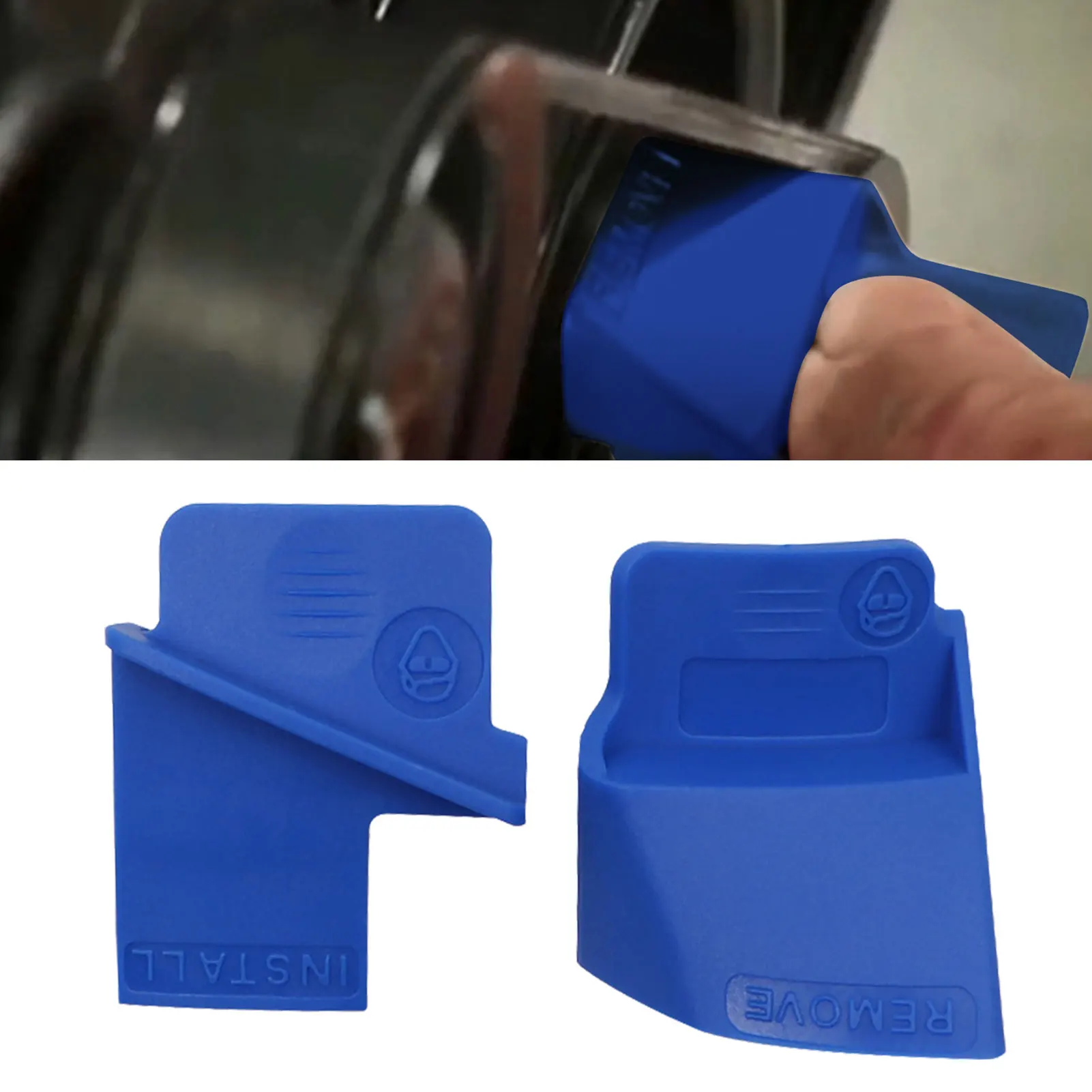 For Auto Cart Vehicles Stretch Belt Installer Remover 1 Pair Design Repair Tool Stretch Belt Mate Kit ABS Metal Aid