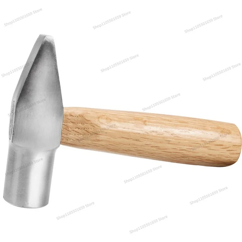 For Silversmith Hammer Tools Short Handle Small Flat Head Hammer Handmade Round Head Gold Silversmith