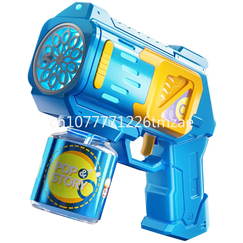 

Cyber Celebrity Style New Arrival Cartoon Lighting Automatic Hot Sale Bubble Gun Children's Bubbles Blowing Toy Stall