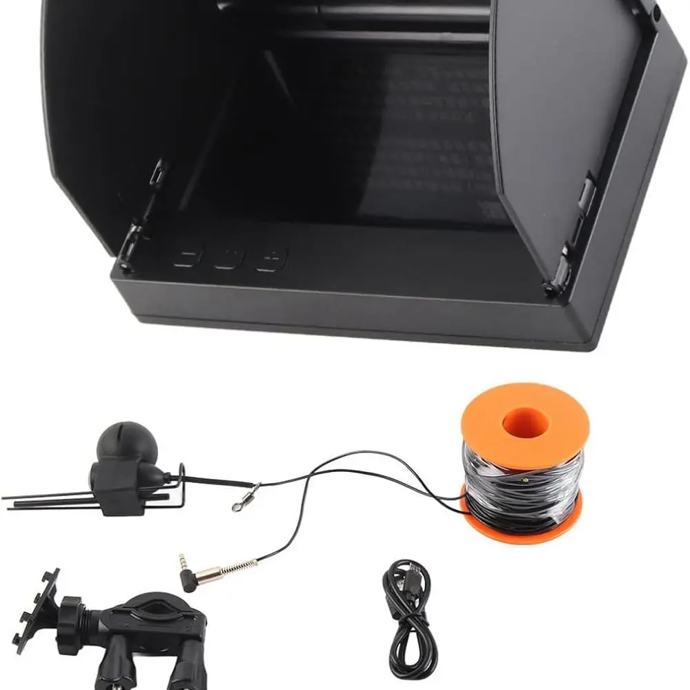 

4.3 HD Waterproof Fishing Cam with 5000mAh Battery, 30M Cable, Ideal for Sea & Ice Fishing