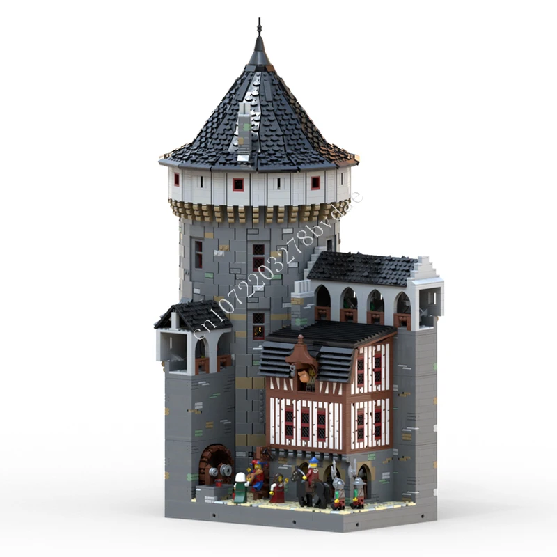 10078PCS DONJON-파트 2 MOC 크리에이티브 스트리트 뷰 DIY 모델 빌딩 블록, 건축 교육 조립 모델 장난감 선물