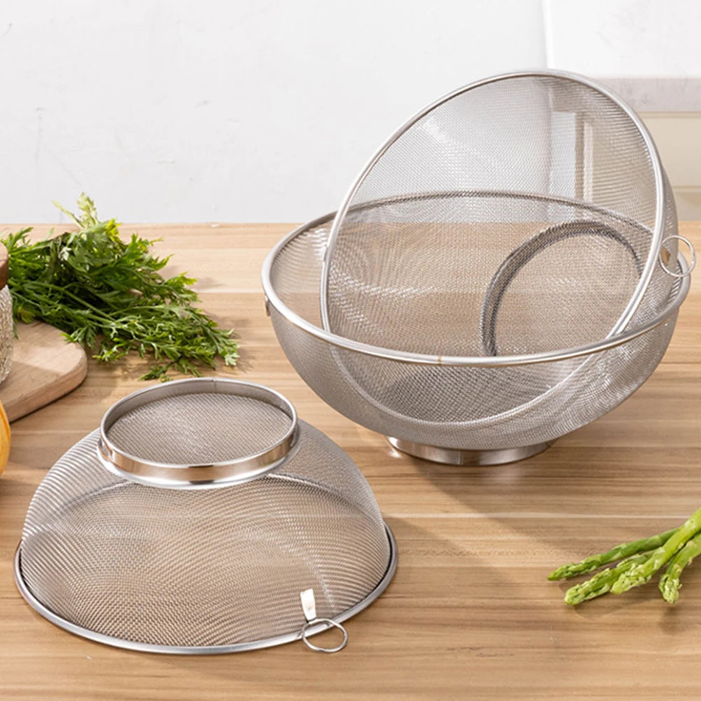 

Stainless Steel Fine Mesh Strainer Kitchen Sieve Colander for Filtering Oil Food Waste Water Fruit Vegetable Wash