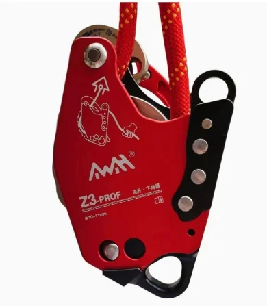 Picture 6: Stock Z3-prof Red Descent Device Ascender Descender (with Tool Box)