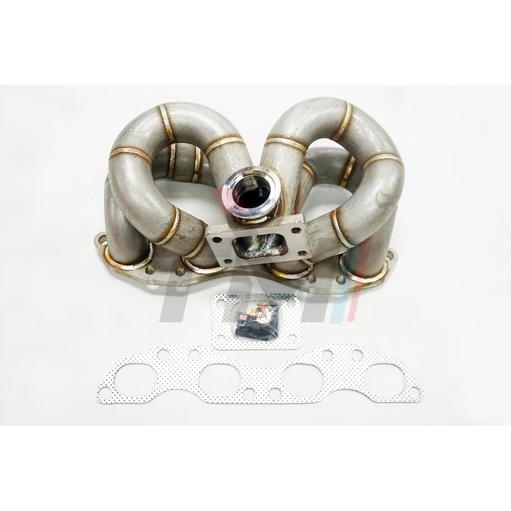 

TM Performance Stainless Steel 304 Top Mount T3 Flange 3.0mm Thick NIS SAN S13 S14 S15 SR20 SR20DET Exhaust Manifold