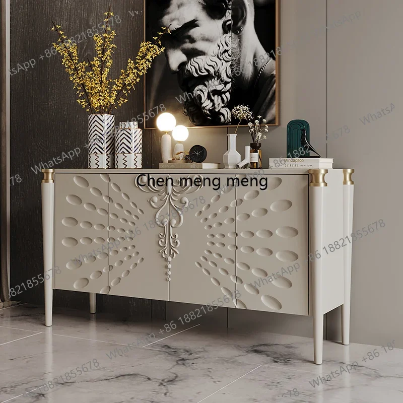 

American porch cabinet living room home storage decoration modern simple side cabinet