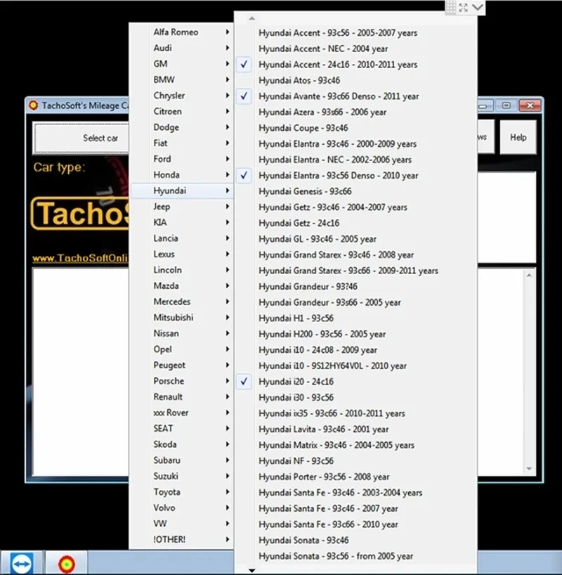 Calculatrice TachoSoft ATA Leage, logiciel 23.1, kilométrage de voiture, bois EEPROM, ECM, anglais, KIT, Jeep, modifier