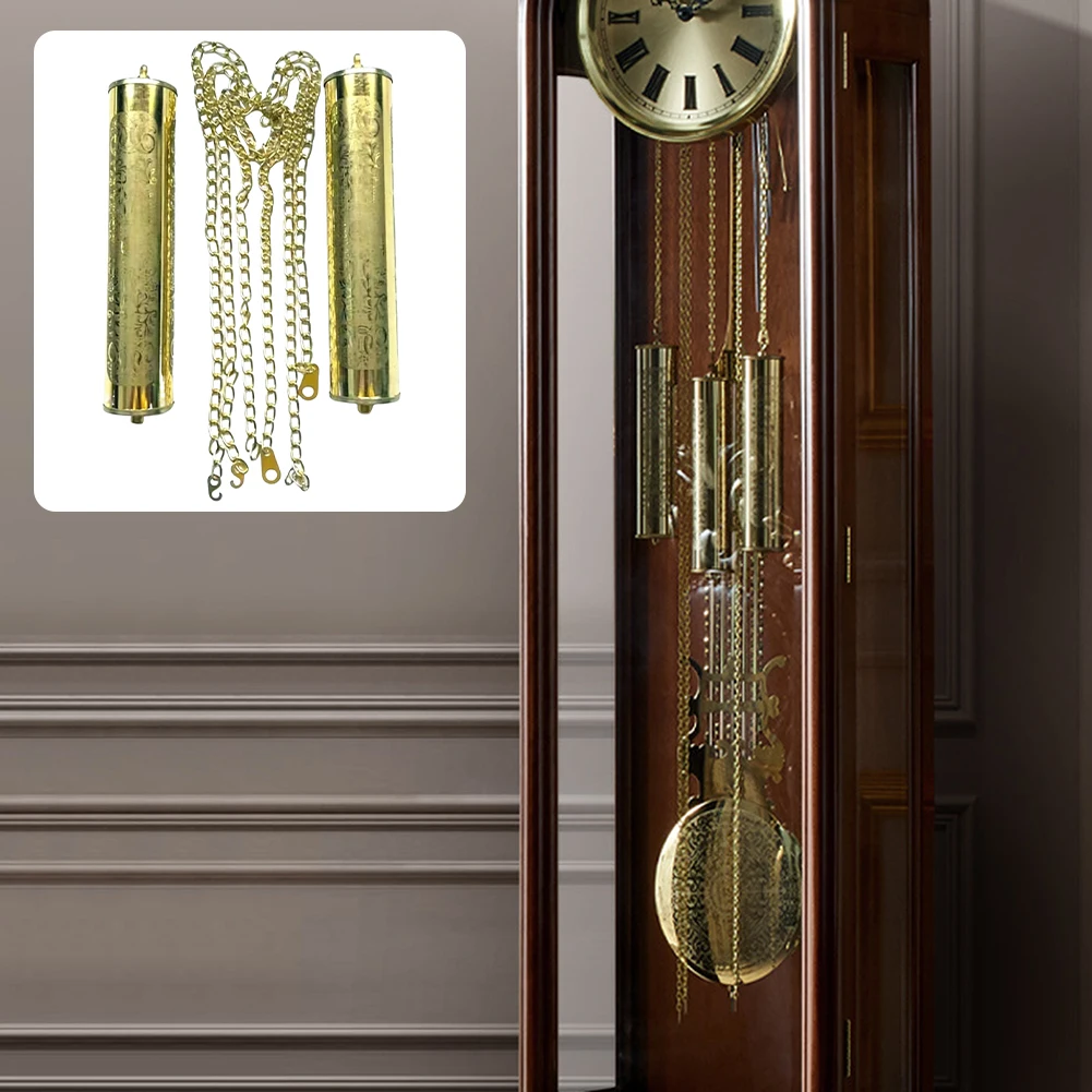 Vintage Floor-To-Ceiling Wall Clock Decorative Hollow Aluminum Decorative Hammer Mechanical Clock Hammer Accessories Replacement