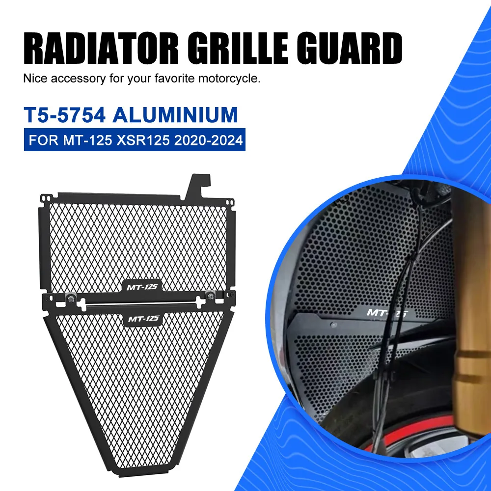 

FOR Yamaha MT-125 XSR125 2020 2021 2022 2023 2024 CNC Motorcycles Radiator Guard Grille Grill Cover Accessories Protection MT125