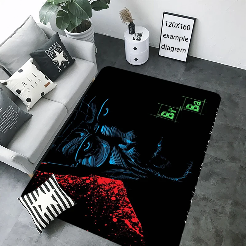 Living Room Mat Breaking Bad Rugs Foot Carpets Entrance Doormat Kawaii Rug Floor Carpet Anti Slip Mat Home Kitchen Hallway Decor