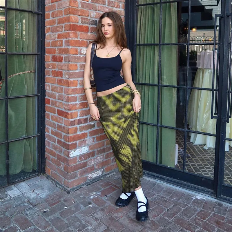 

Новое летнее женское платье в стиле Европы и США, однотонное тонкое уличное модное платье, высокая поясная юбка на бедрах