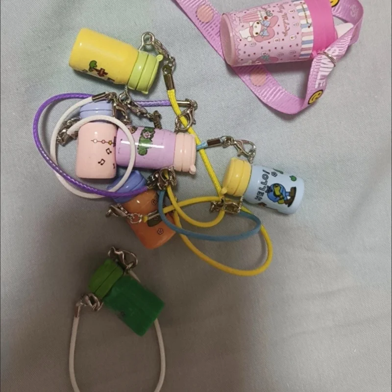 17 cm Labubu Peluche Idol Vestiti per bambole Crossbody Tazza d'acqua Modello Bottiglia d'acqua Mini Vestiti per bambole Accessori Ragazza giocattolo Regalo di compleanno