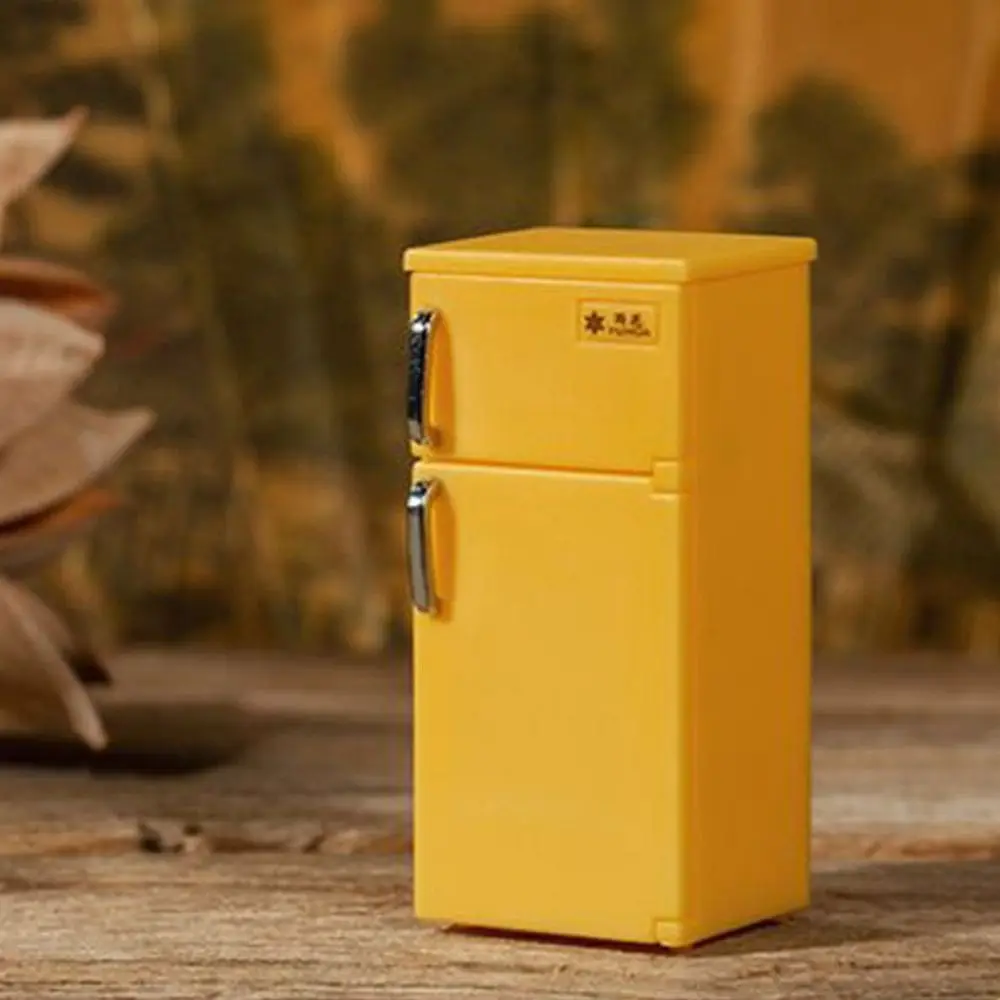 for Blyth Doll Toy 1/12 Miniature Fridge Model Doll House Fridge Retro Kitchen Appliances