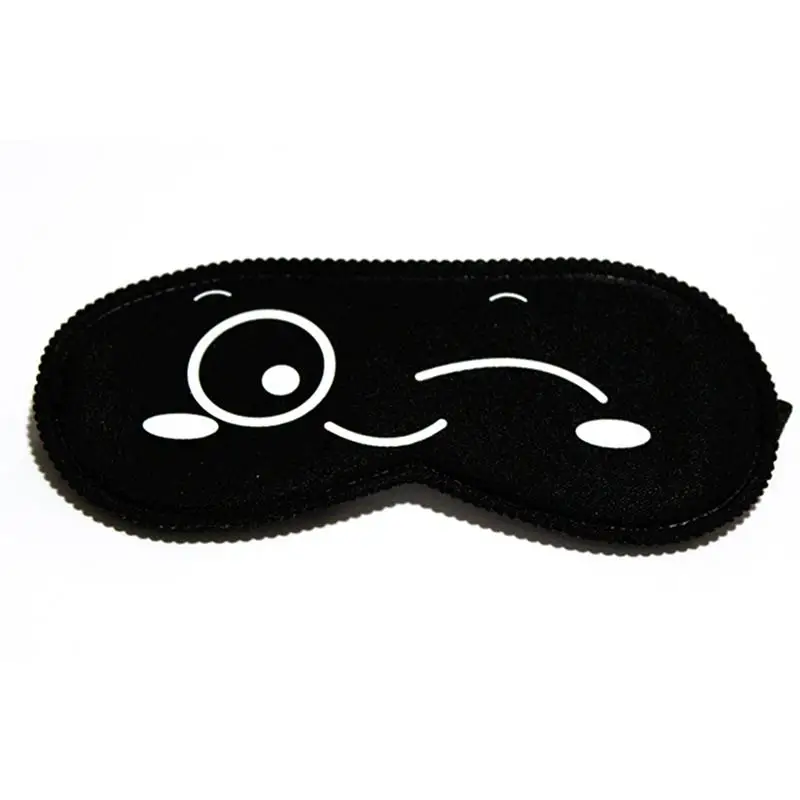 1pc Sleeping Mask Blinders Eyeshade Travel Sleep Aids Eye Rest Lovely Soft Eyeshade Cover Shade Eye Patch Portable Blindfold