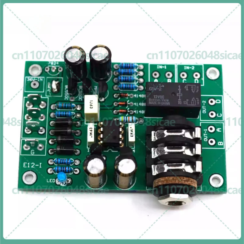 2-8PCS E12-I Speaker Protection Board Dual/3/4 Channel Headphone Amp Finished Board