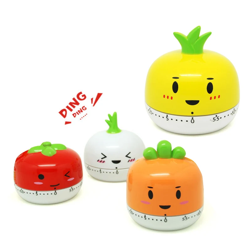 HOT New Qualified Timer Kitchen 60 Minute Cooking Mechanical Home Decoration Cartoon timer